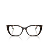 Gafas graduadas Dolce & Gabbana DG3398 3217 havana on white barrow - Miniatura del producto 1/4