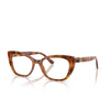 Gafas graduadas Dolce & Gabbana DG3398 3380 havana leo - Miniatura del producto 2/4