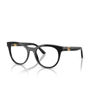 Dolce & Gabbana DG3399 Eyeglasses 501 black - three-quarters view