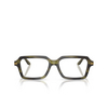 Occhiali da vista Dolce & Gabbana DG3401 3447 striped olive - anteprima prodotto 1/4