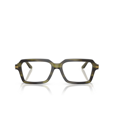 Dolce & Gabbana DG3401 Eyeglasses 3447 striped olive - front view