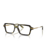 Occhiali da vista Dolce & Gabbana DG3401 3447 striped olive - anteprima prodotto 2/4