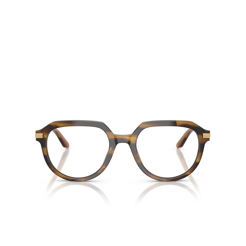 Occhiali da vista Dolce & Gabbana DG3402 3446 striped ochre - 1/4