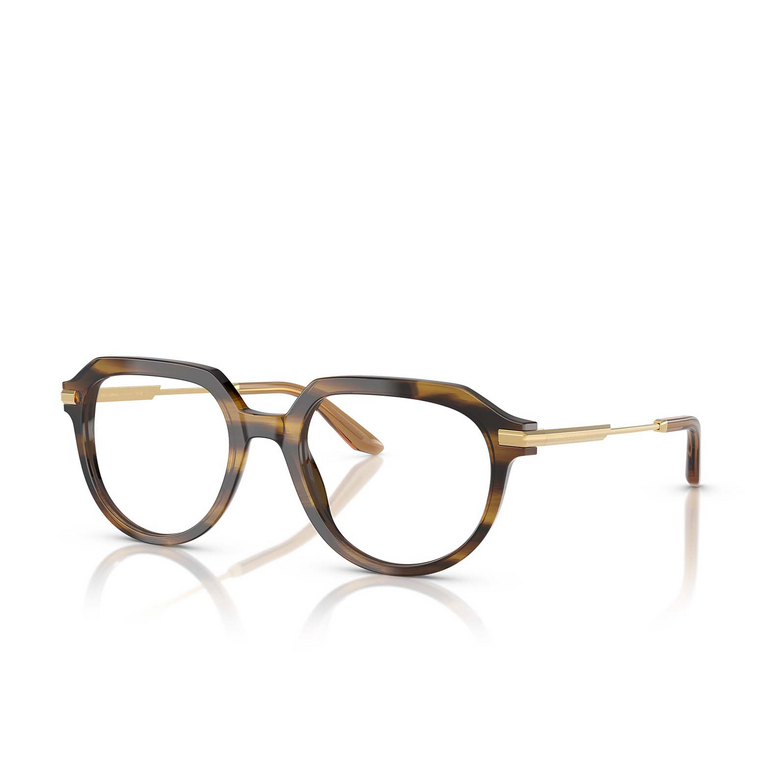 Occhiali da vista Dolce & Gabbana DG3402 3446 striped ochre - 2/4