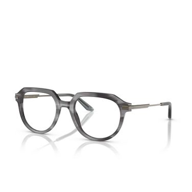 Occhiali da vista Dolce & Gabbana DG3402 3449 striped grey - tre quarti