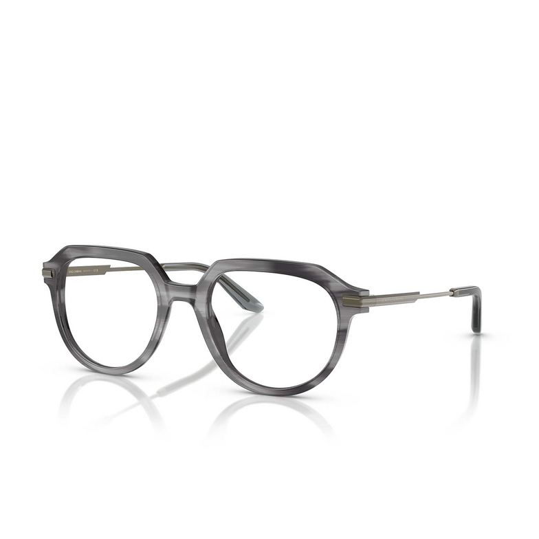 Occhiali da vista Dolce & Gabbana DG3402 3449 striped grey - 2/4