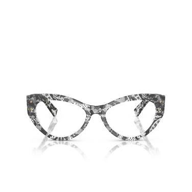 Lunettes de vue Dolce & Gabbana DG3403 3287 black lace - Vue de face