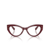 Dolce & Gabbana DG3403 Eyeglasses 3442 bordeaux lace - product thumbnail 1/4