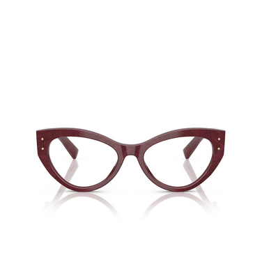 Lunettes de vue Dolce & Gabbana DG3403 3442 bordeaux lace - Vue de face