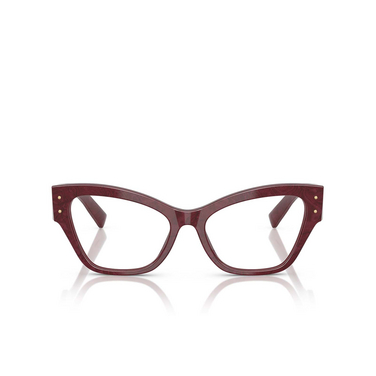 Lunettes de vue Dolce & Gabbana DG3404 3442 bordeaux lace - Vue de face