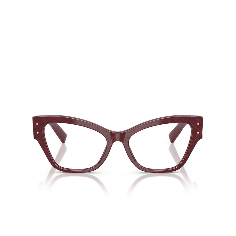 Dolce & Gabbana DG3404 Eyeglasses 3442 bordeaux lace - 1/4