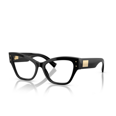 Gafas graduadas Dolce & Gabbana DG3404 501 black - Vista tres cuartos