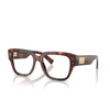 Gafas graduadas Dolce & Gabbana DG3405 3222 dark red havana - Miniatura del producto 2/4