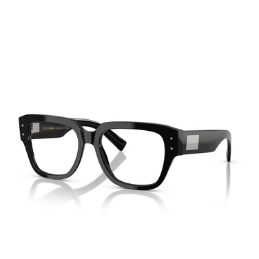 Dolce & Gabbana DG3405 Eyeglasses 501 black - three-quarters view