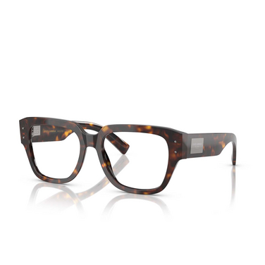 Dolce & Gabbana DG3405 Eyeglasses 502 havana - three-quarters view