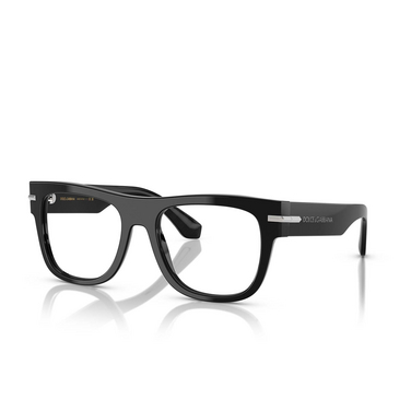 Dolce & Gabbana DG3407 Eyeglasses 501 black - three-quarters view