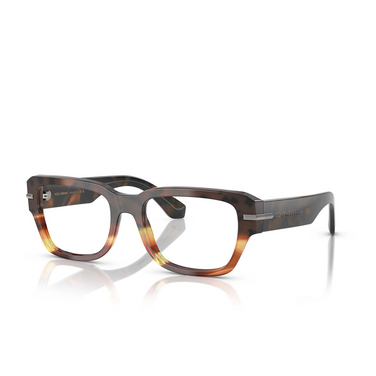 Dolce & Gabbana DG3408 Eyeglasses 3438 havana warm brown - three-quarters view