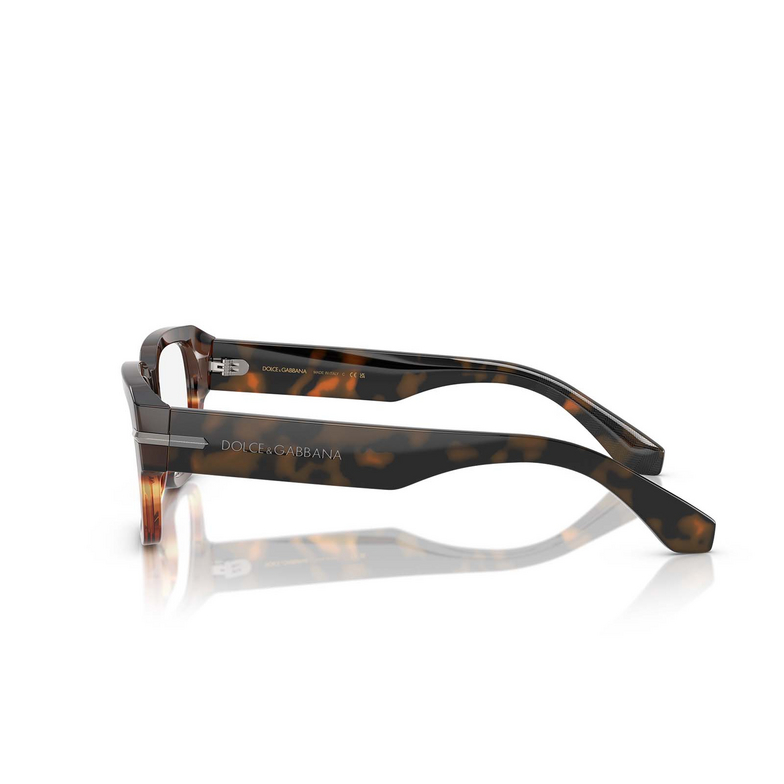 Lunettes de vue Dolce & Gabbana DG3408 3438 havana warm brown - 3/4