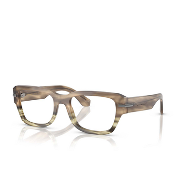 Dolce & Gabbana DG3408 Eyeglasses 3439 havana green - three-quarters view