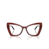 Gafas graduadas Dolce & Gabbana DG3409 3045 transparent bordeaux - Miniatura del producto 1/4