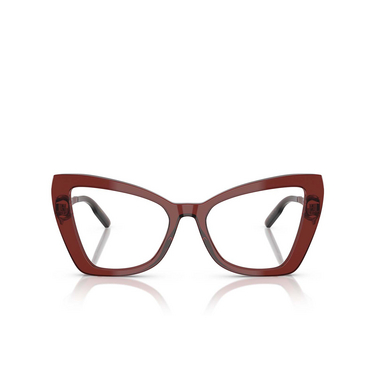 Occhiali da vista Dolce & Gabbana DG3409 3045 transparent bordeaux - frontale