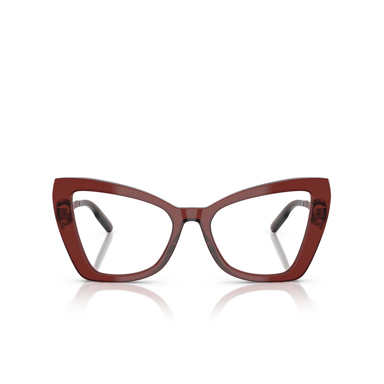 Gafas graduadas Dolce & Gabbana DG3409 3045 transparent bordeaux - 1/4