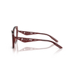 Gafas graduadas Dolce & Gabbana DG3409 3045 transparent bordeaux - Miniatura del producto 3/4