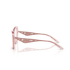 Occhiali da vista Dolce & Gabbana DG3409 3226 transparent powder pink - anteprima prodotto 3/4