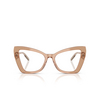 Occhiali da vista Dolce & Gabbana DG3409 3432 transparent camel - anteprima prodotto 1/4