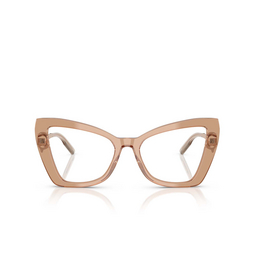 Lunettes de vue Dolce & Gabbana DG3409 3432 transparent camel