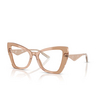 Gafas graduadas Dolce & Gabbana DG3409 3432 transparent camel - Miniatura del producto 2/4