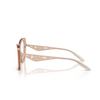 Lunettes de vue Dolce & Gabbana DG3409 3432 transparent camel - Vignette du produit 3/4