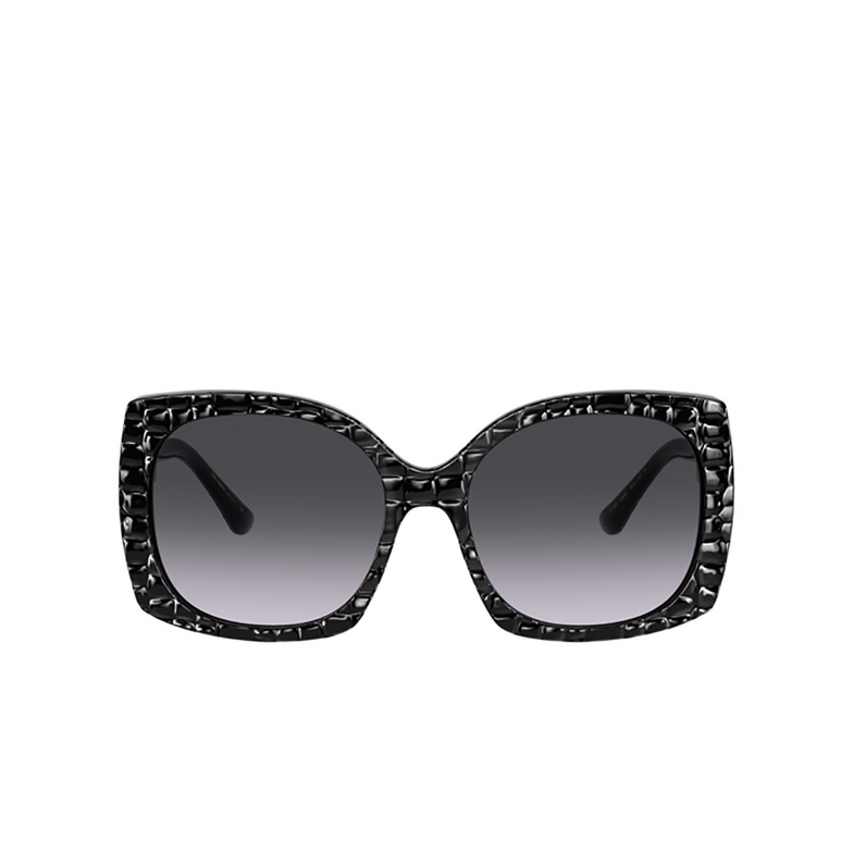 Dolce & Gabbana DG4385 Sunglasses 32888G black texture cocco - 1/4