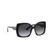 Lunettes de soleil Dolce & Gabbana DG4385 32888G black texture cocco - Vignette du produit 2/4