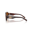 Gafas de sol Dolce & Gabbana DG4403 322273 dark red brown - Miniatura del producto 3/4