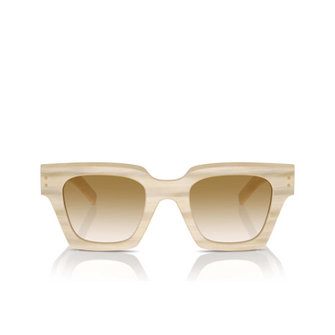 Gafas de sol Dolce & Gabbana DG4413 343013 light brown marble - Vista delantera