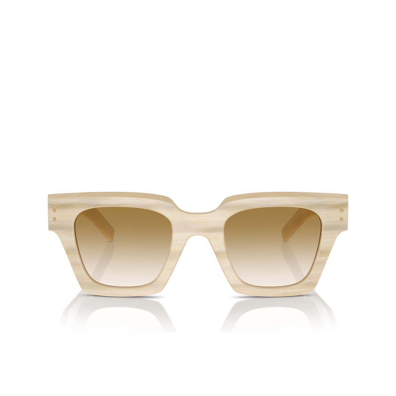 Dolce & Gabbana DG4413 Sunglasses 343013 light brown marble - 1/4