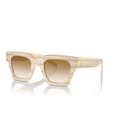 Dolce & Gabbana DG4413 Sunglasses 343013 light brown marble - three-quarters view