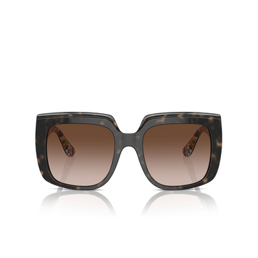 Dolce & Gabbana DG4414 Sunglasses 321713 havana on white barrow - front view