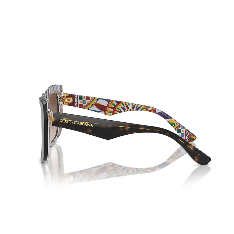 Gafas de sol Dolce & Gabbana DG4414 321713 havana on white barrow - 3/4