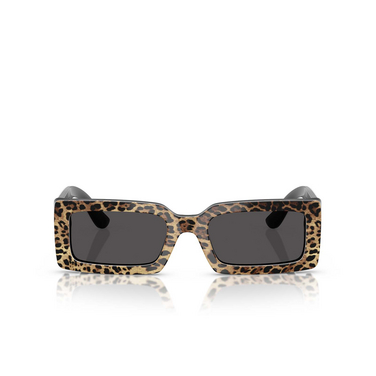 Lunettes de soleil Dolce & Gabbana DG4416 316387 top leo on black - Vue de face