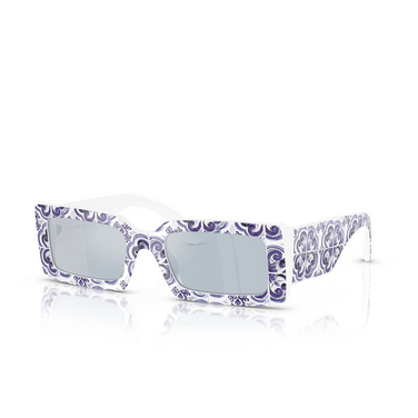 Dolce & Gabbana DG4416 Sonnenbrillen 345155 blue majolica on white - Dreiviertelansicht