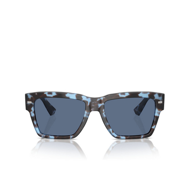 Lunettes de soleil Dolce & Gabbana DG4431 339280 havana blue - Vue de face