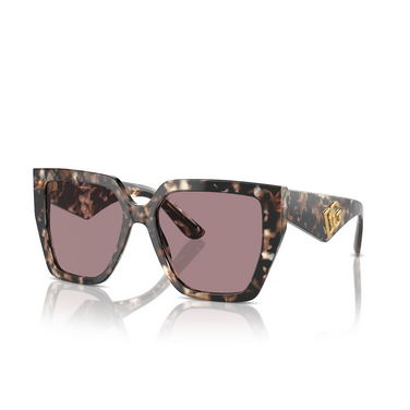 Dolce & Gabbana DG4438 Sunglasses 34387N havana brown pearl - three-quarters view