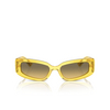 Occhiali da sole Dolce & Gabbana DG4445 343311 transparent yellow - anteprima prodotto 1/4