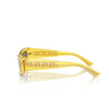 Occhiali da sole Dolce & Gabbana DG4445 343311 transparent yellow - anteprima prodotto 3/4