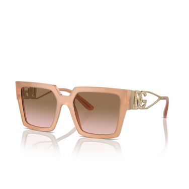 Dolce & Gabbana DG4446B Sunglasses 343611 opal rose - three-quarters view