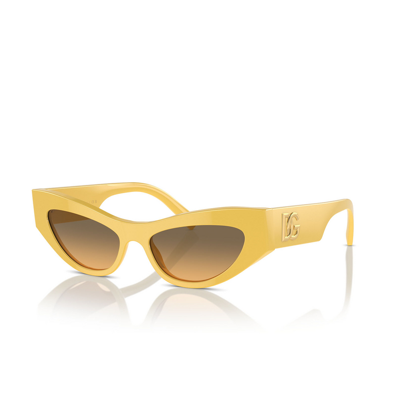 Lunettes de soleil Dolce & Gabbana DG4450 333411 yellow - 2/4