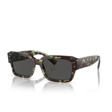 Dolce & Gabbana DG4460 Sunglasses 343287 havana green - three-quarters view