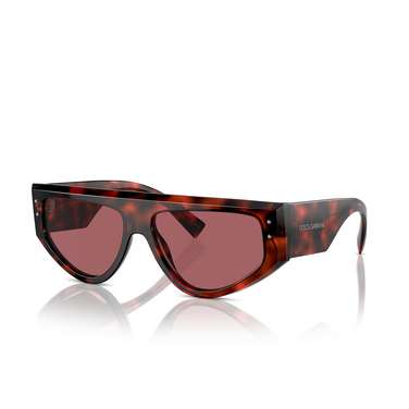 Dolce & Gabbana DG4461 Sunglasses 335869 havana red - three-quarters view
